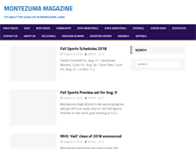 Tablet Screenshot of montezumamagazine.com